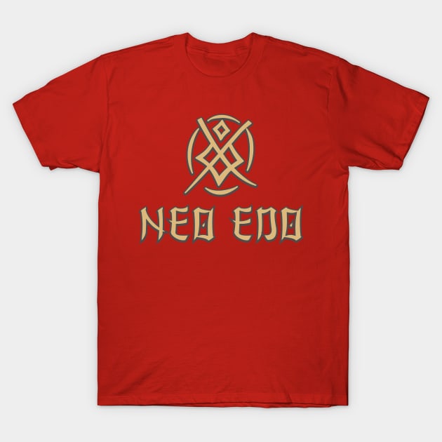 Samurai Rabbit Neo Edo Emblem T-Shirt by Vault Emporium